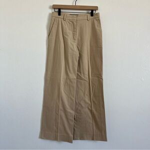 Max Mara Cream Cotton Trouser Pants